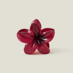 Load image into Gallery viewer, HIBISCUS FLOWER CLAW CLIP - CHERRY