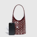 Load image into Gallery viewer, Cherry Jennifer Studded Bag