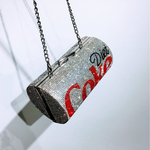 Load image into Gallery viewer, COCA COLA CRYSTAL CLUTCH