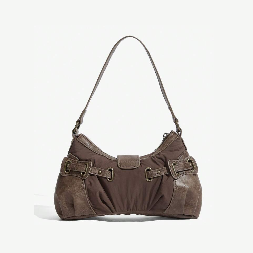 Retrocia Vintage Buckle Shoulder Bag