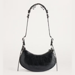 Load image into Gallery viewer, MIDNIGHT STUDDED SHOULDER BAG