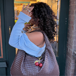 Load image into Gallery viewer, ROXANNE - WOVEN HOBO SHOULDER BAG