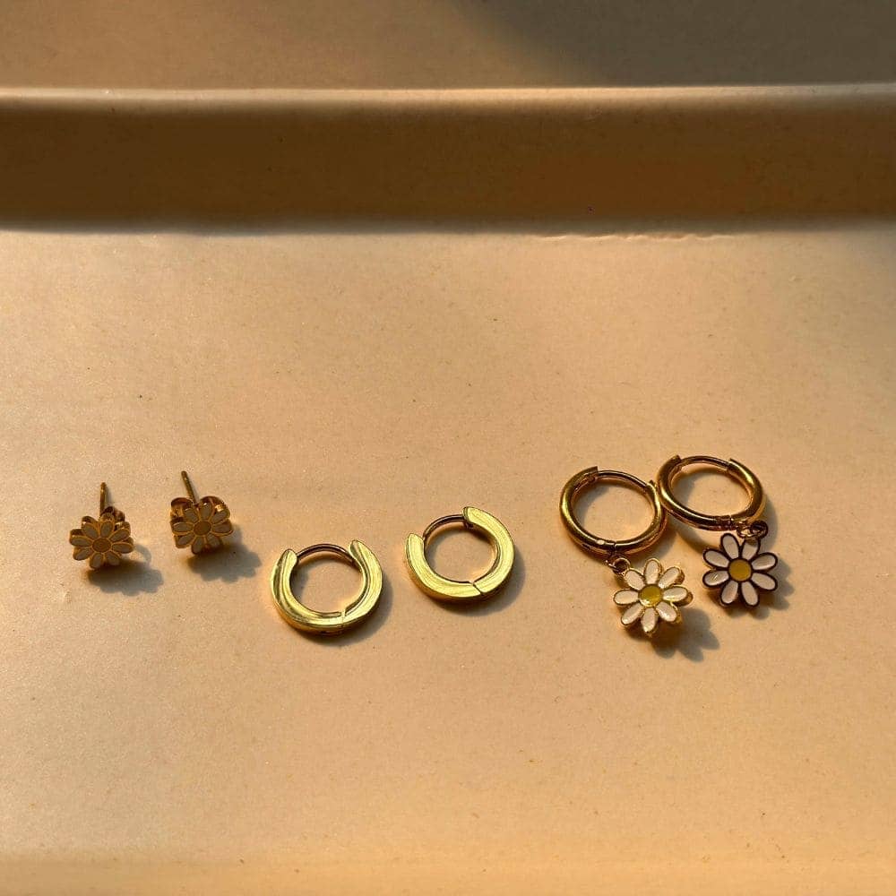 Daisy Earrings Set