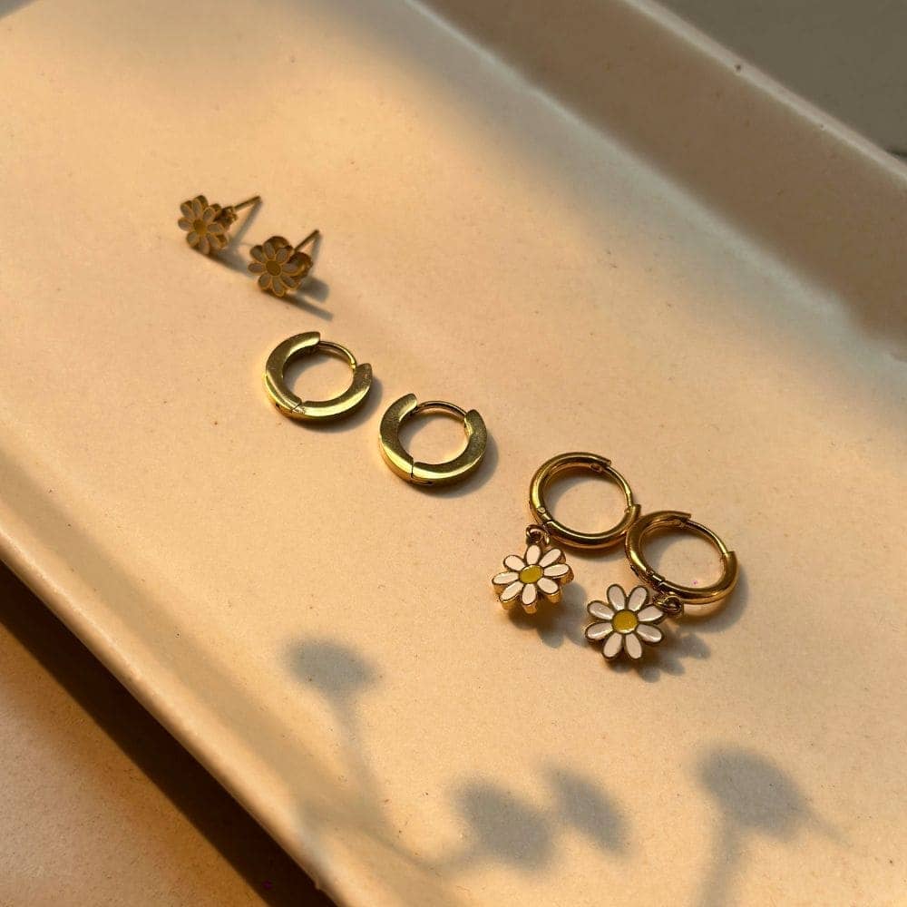 Daisy Earrings Set
