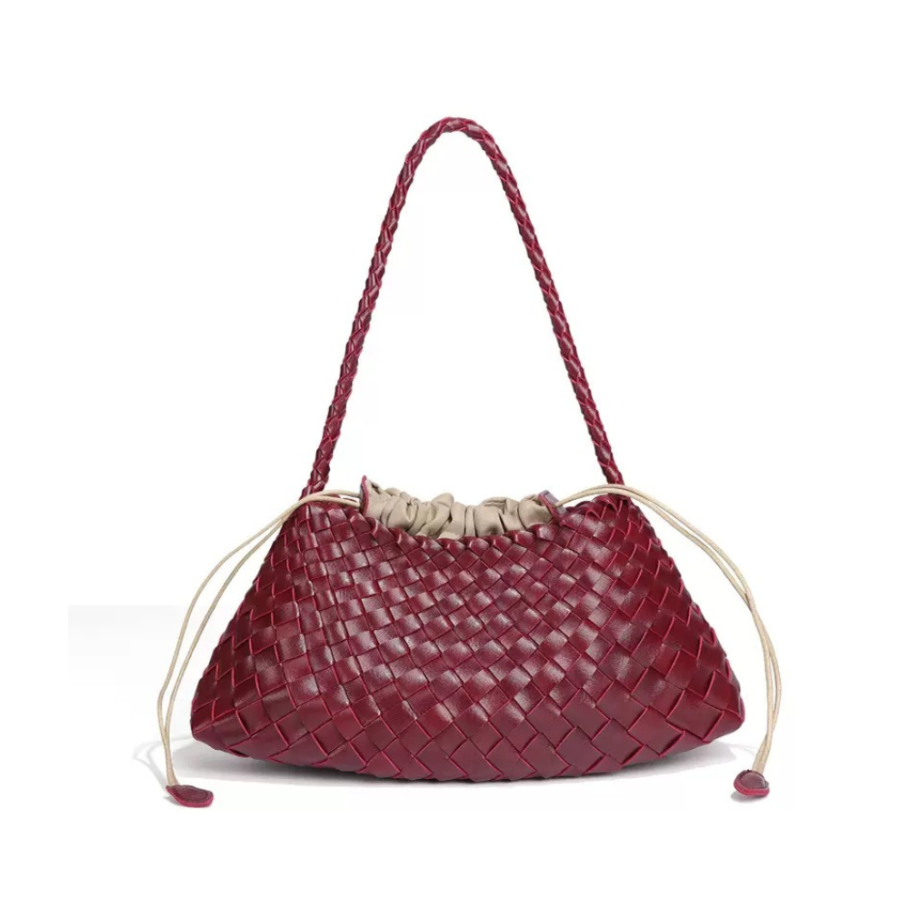ELARA WOVEN SHOULDER BAG