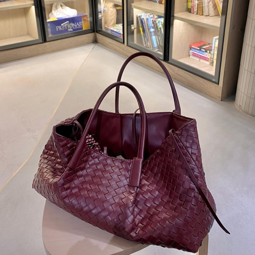 ROSEBURY HANDWOVEN TOTE