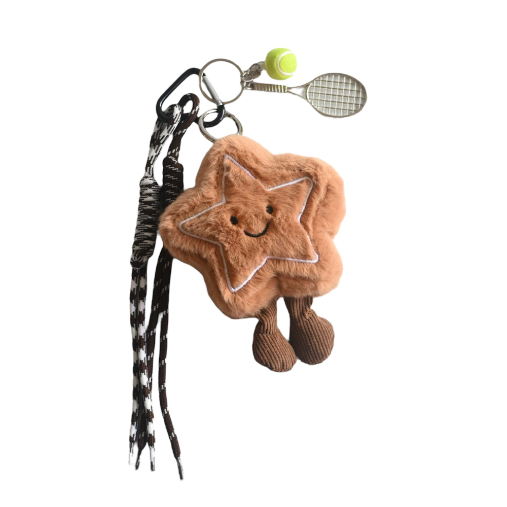 CUTE PLUSH STAR BAG CHARM