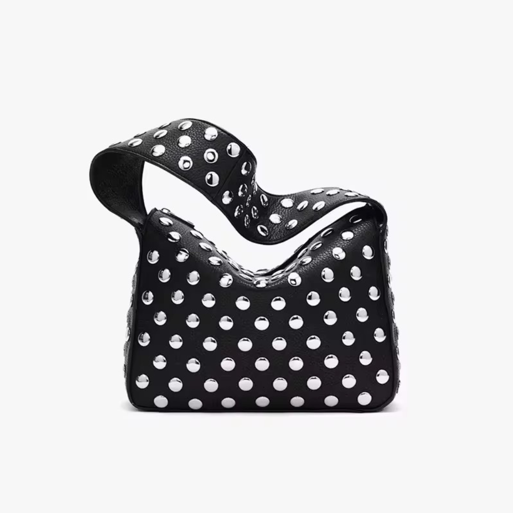 NAAIRA STUDDED SHOULDER BAG