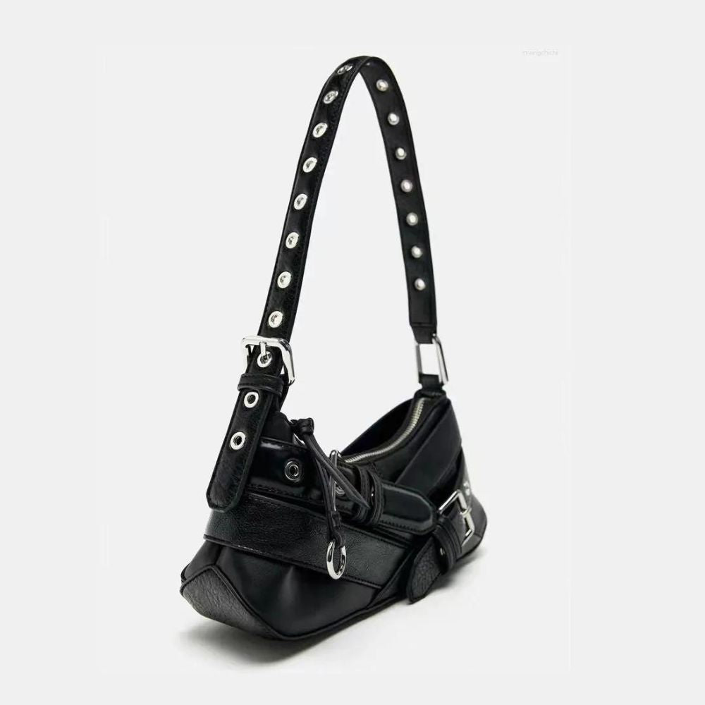 LEXI BUCKLE SHOULDER BAG