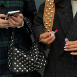 Load image into Gallery viewer, NAAIRA STUDDED SHOULDER BAG
