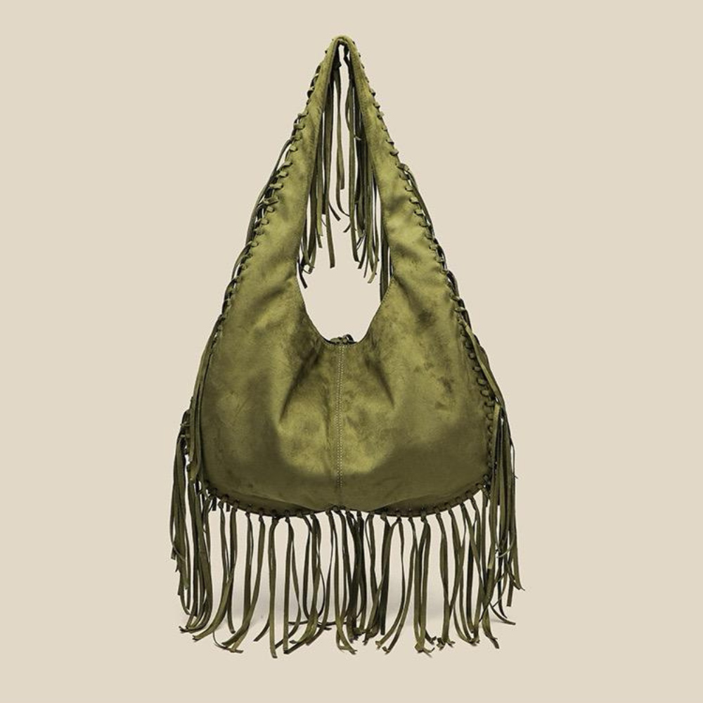 LUCIA FRINGE HOBO BAG