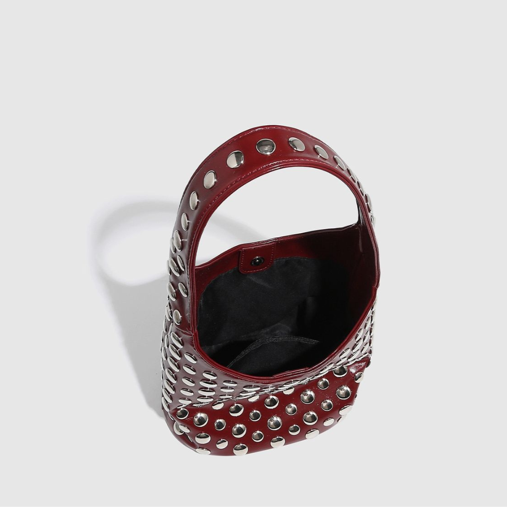 Cherry Jennifer Studded Bag