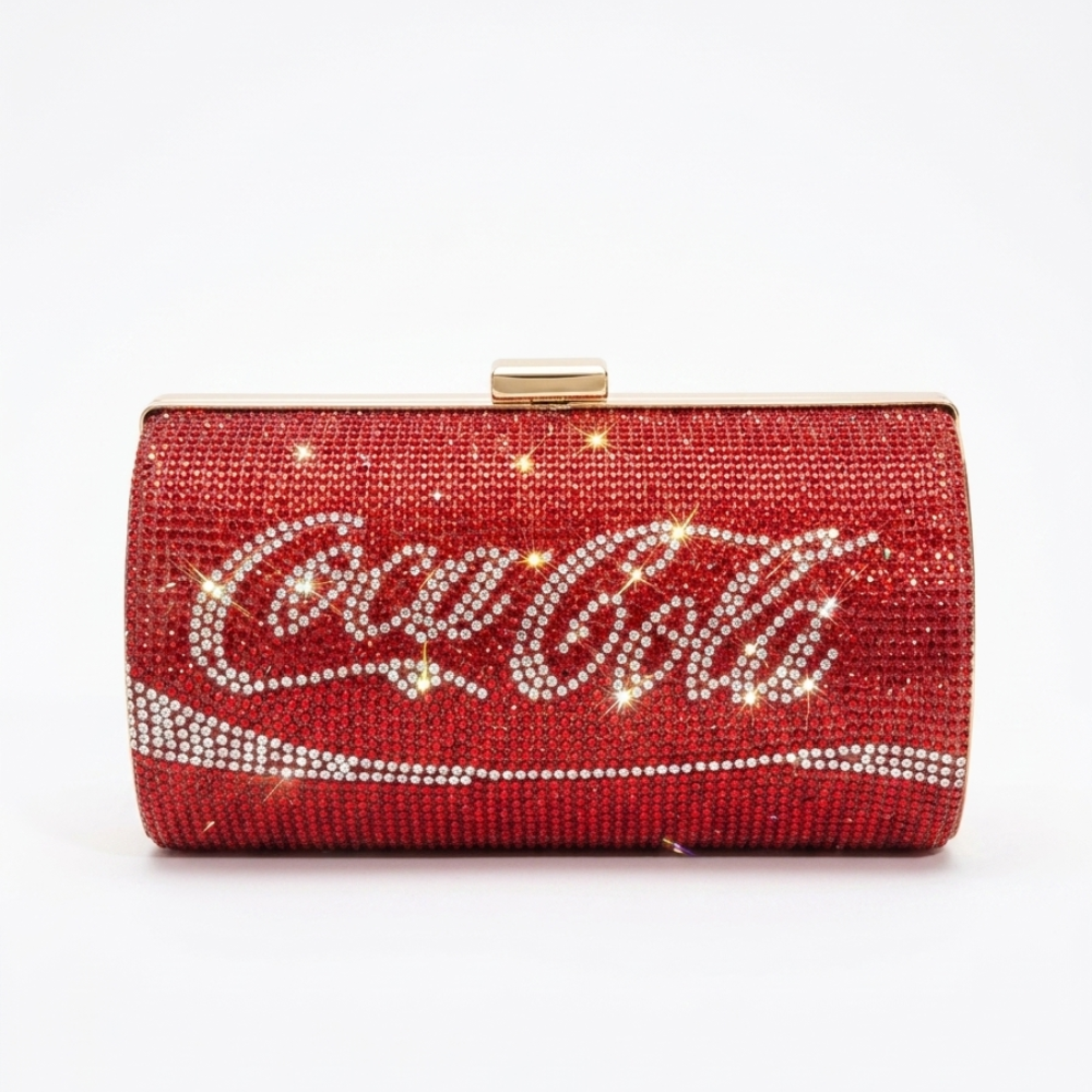 COCA COLA / DIET COKE CRYSTAL CLUTCH