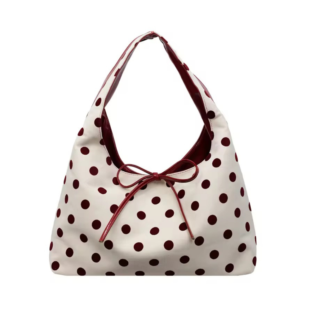 POLKA DOT BOW BAG