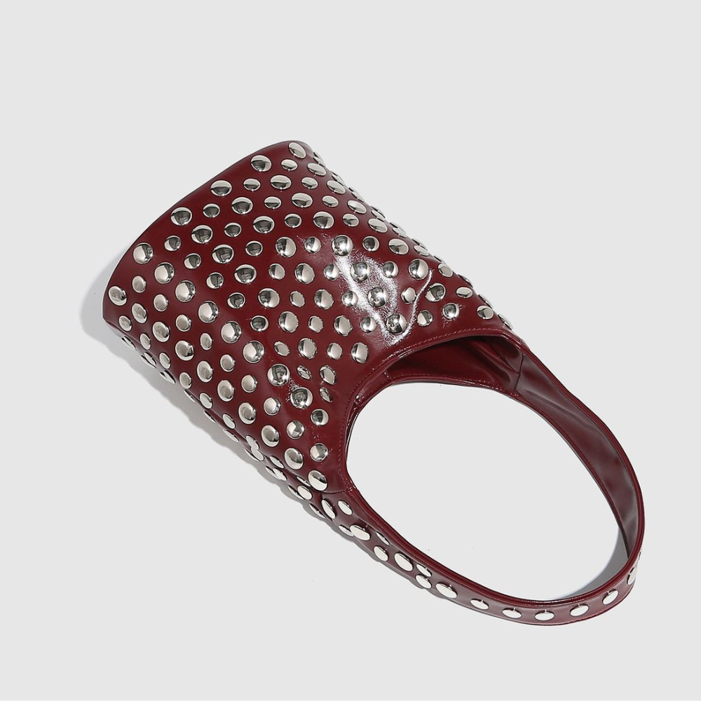 Cherry Jennifer Studded Bag