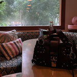 Load image into Gallery viewer, ARYA STUDDED  LOCK SHOULDER BAG
