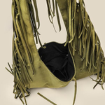Load image into Gallery viewer, LUCIA FRINGE HOBO BAG
