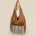 Load image into Gallery viewer, LUCIA FRINGE HOBO BAG
