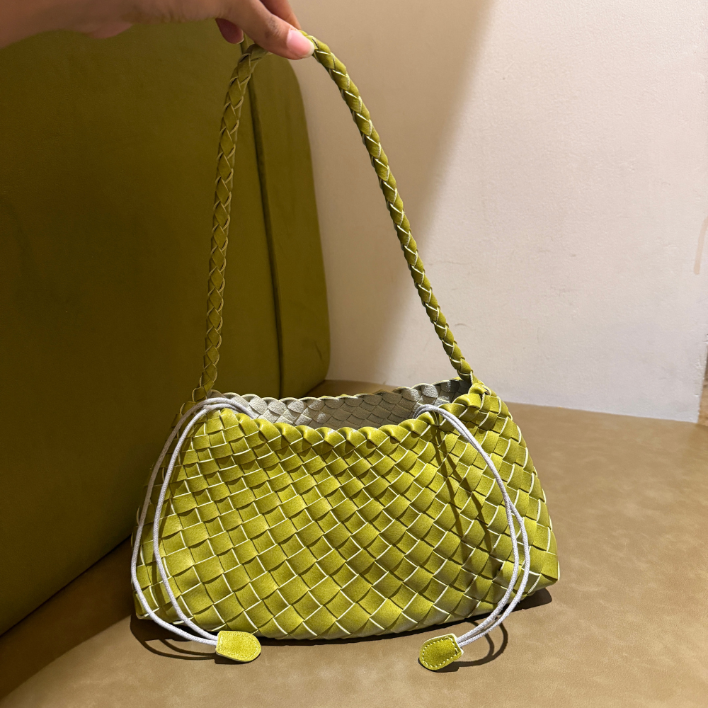 ELARA WOVEN SHOULDER BAG