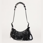 Load image into Gallery viewer, MIDNIGHT STUDDED SHOULDER BAG
