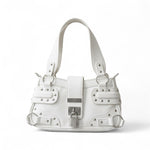Load image into Gallery viewer, ARYA STUDDED  LOCK SHOULDER BAG
