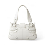 Load image into Gallery viewer, ARYA STUDDED  LOCK SHOULDER BAG
