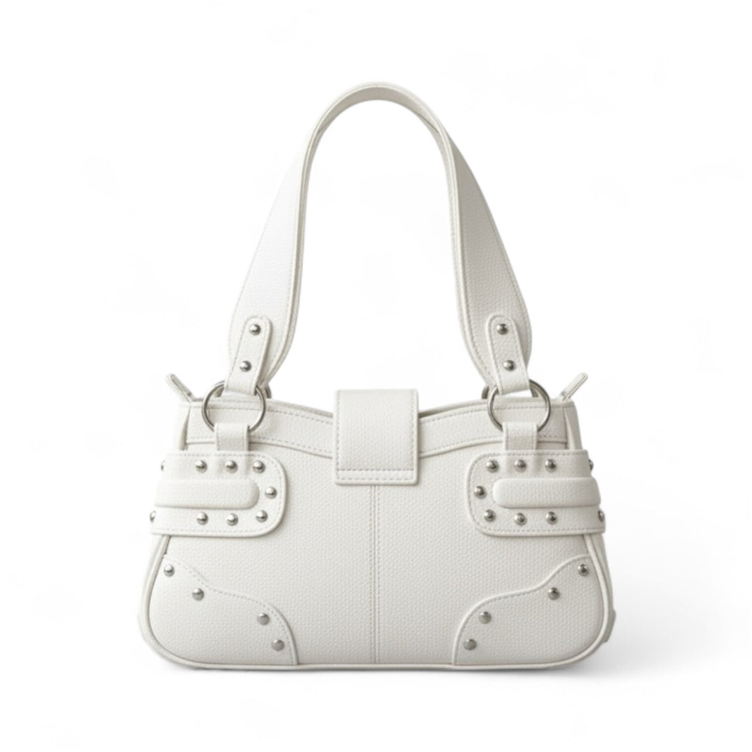 ARYA STUDDED  LOCK SHOULDER BAG