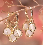 Load image into Gallery viewer, Opal Stud Earrings - 18K Gold Plated
