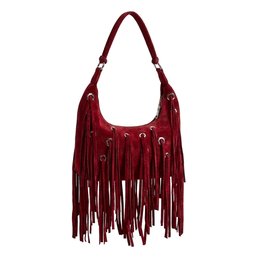 MIA FRINGE HOBO BAG